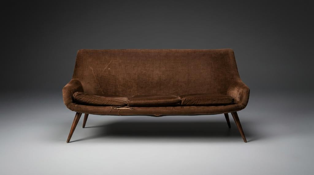 Vintage sofa in Scandinavische stijl, jaren 50–60., Ophalen, Gebruikt