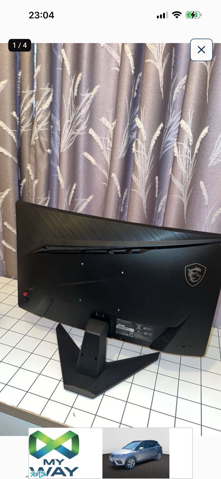 Msi monitor, Enlèvement, Comme neuf