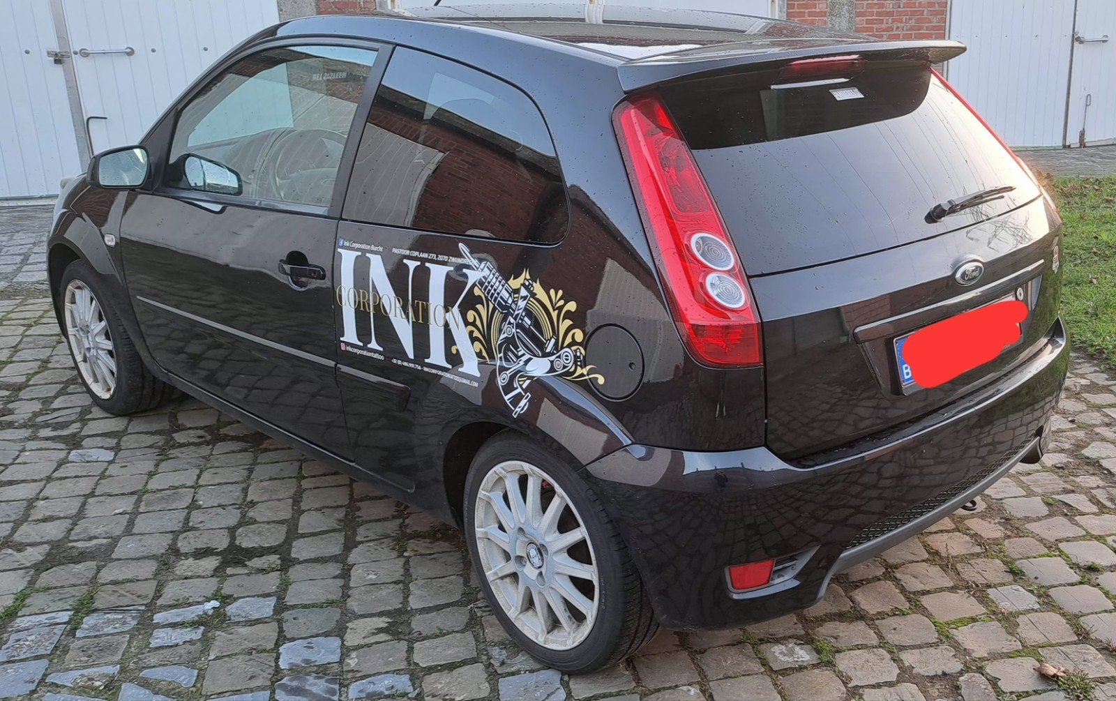 Ford Fiesta sport 1.6/74KW/100PK, Auto's, Voorwielaandrijving, Zwart, 4 cilinders, Leder en Stof