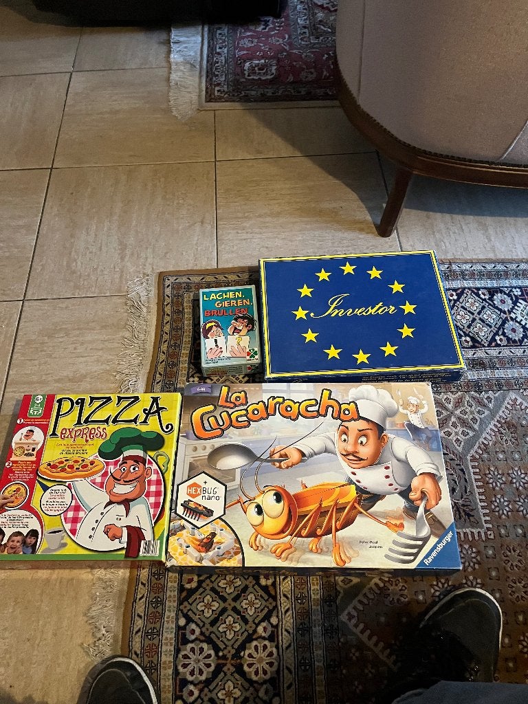 Gezelschapsspellen, Ophalen, Gebruikt