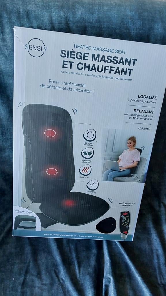 Siège massant et chauffant maison et voiture, Enlèvement