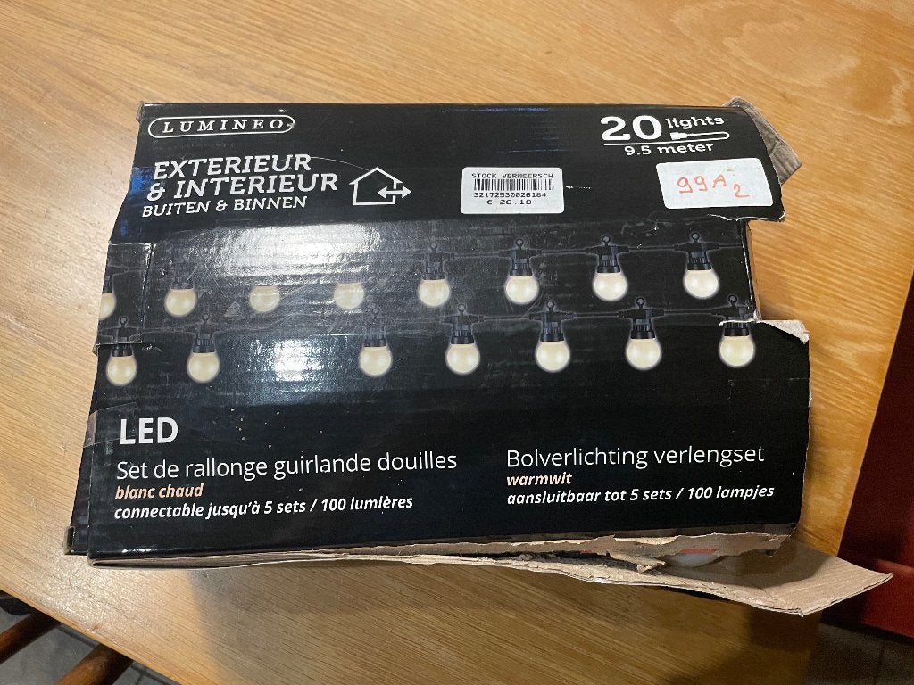 Lichtjes verlenset lumineus, Ophalen of Verzenden, Zo goed als nieuw
