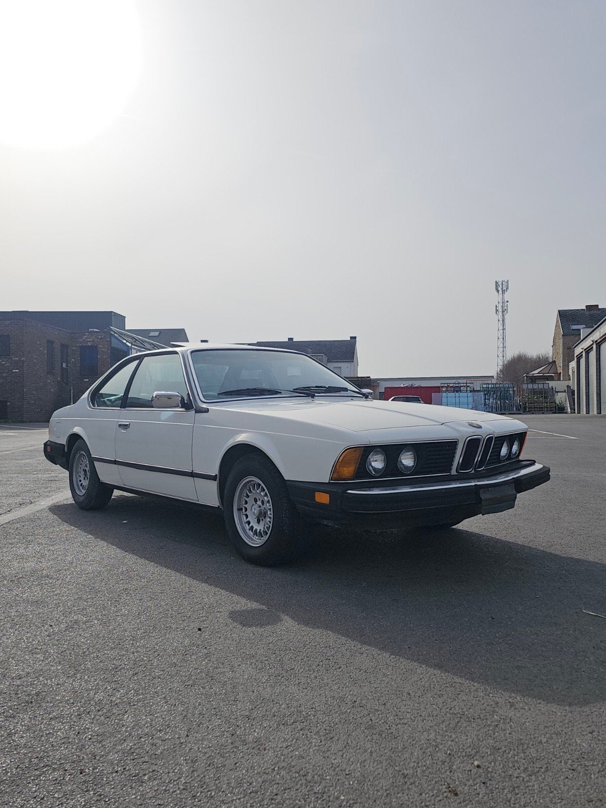 Bmw e24 633 csi, Auto's, 4 zetels, Achterwielaandrijving, Zwart, Wit