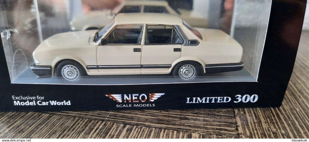 Neo Alfa Romeo 2500i beige 1985 1:43, Enlèvement ou Envoi, Neuf, Voiture, Autres marques