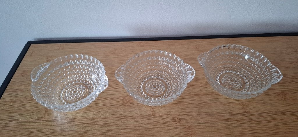 3 pots à dessert en verre, Enlèvement, Neuf, Verre
