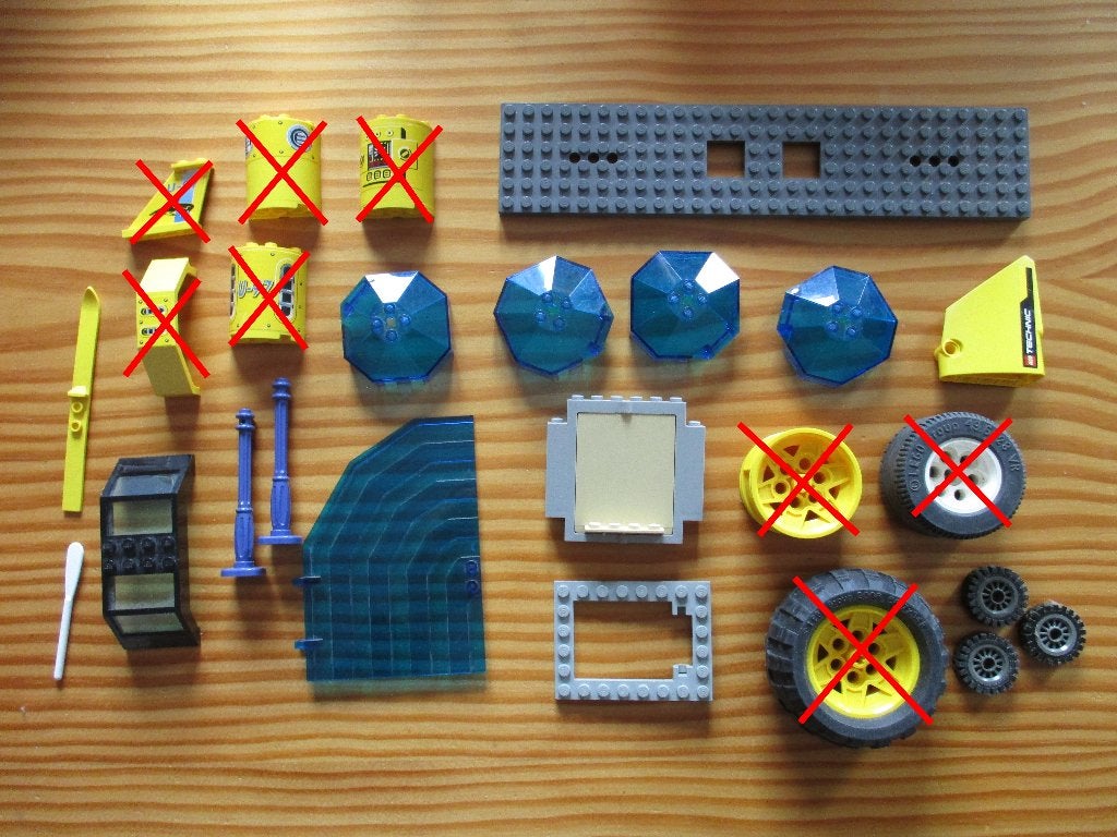 Lego onderdelen, Enlèvement ou Envoi, Utilisé, Briques en vrac, Lego