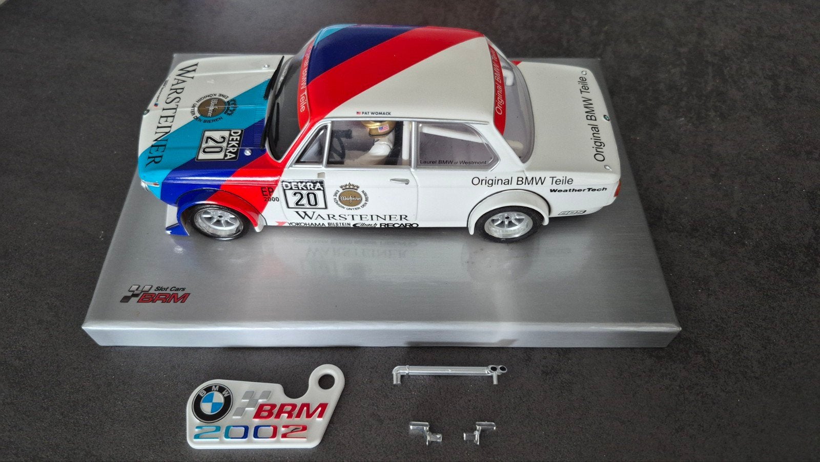 Slot Cars BRM-BMW 2002ti 1/24 + SCP-2 + pièces de rechange, Hobby & Loisirs créatifs, Modélisme | Voitures & Véhicules, Enlèvement