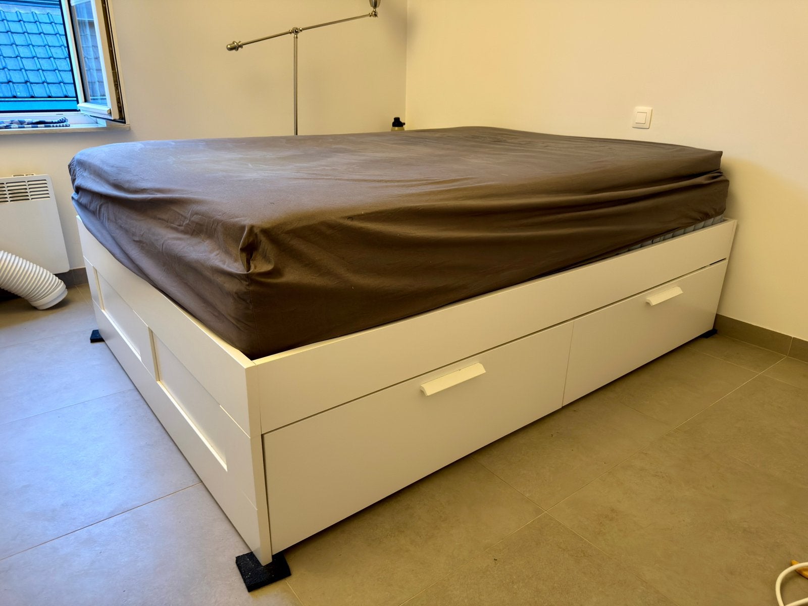 Brimnes 140x200, Huis en Inrichting, Slaapkamer | Bedden, Ophalen, Gebruikt