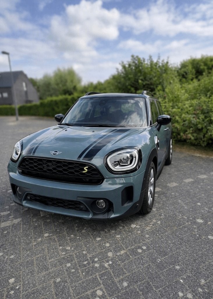 Mini Countryman Cooper SE ALL4 Plug-in Hybrid - 2021, Auto's, Mini, Automaat, Stof, Blauw, 5 zetels