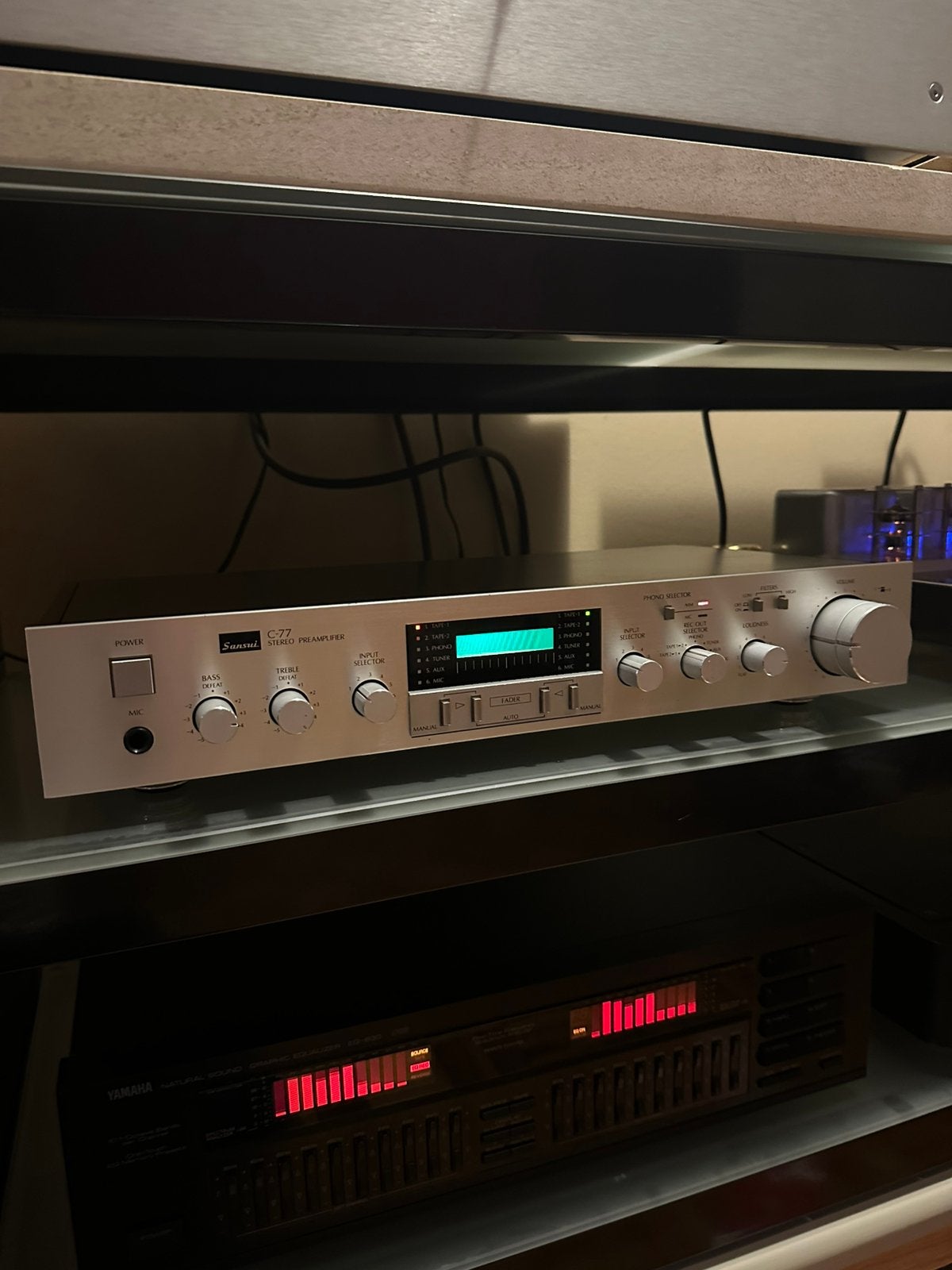 TRES BEAU PREAMPLI SANSUI C77, Enlèvement