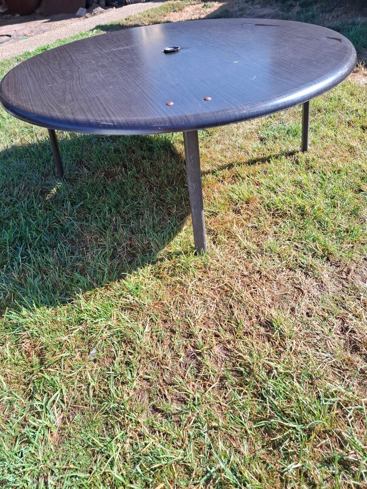 terras tafel gratis, Ophalen