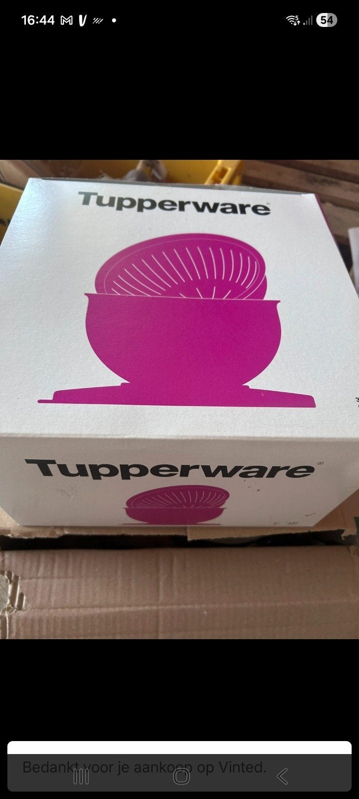 nieuwe trendy kom+vergiet van tupperware, Huis en Inrichting, Keuken | Tupperware, Ophalen of Verzenden