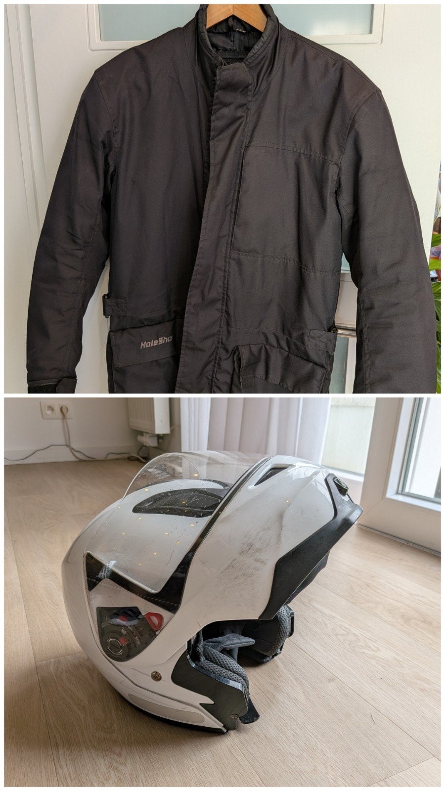 Motorjas (+ gratis helm), Motoren, Kleding | Motorkleding, Ophalen, Jas | textiel, Dames, Holeshot