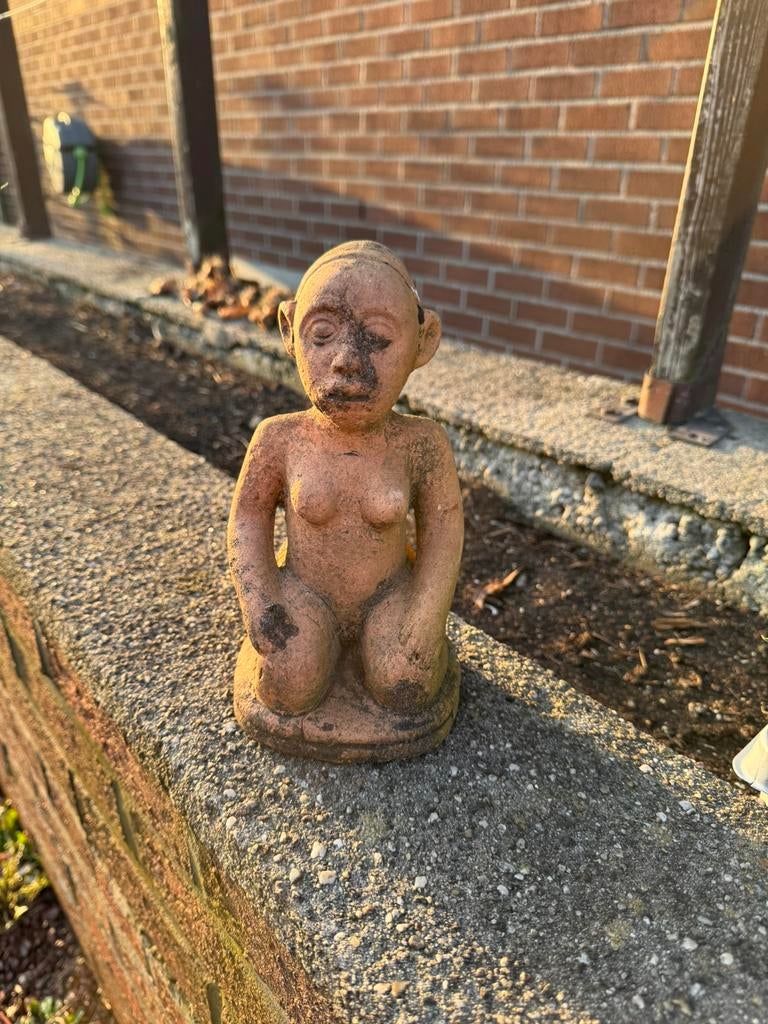 Handgemaakt Beeldje – Huis of Tuin Decoratie, Tuin en Terras, Tuinwanddecoratie, Zo goed als nieuw, Ophalen of Verzenden