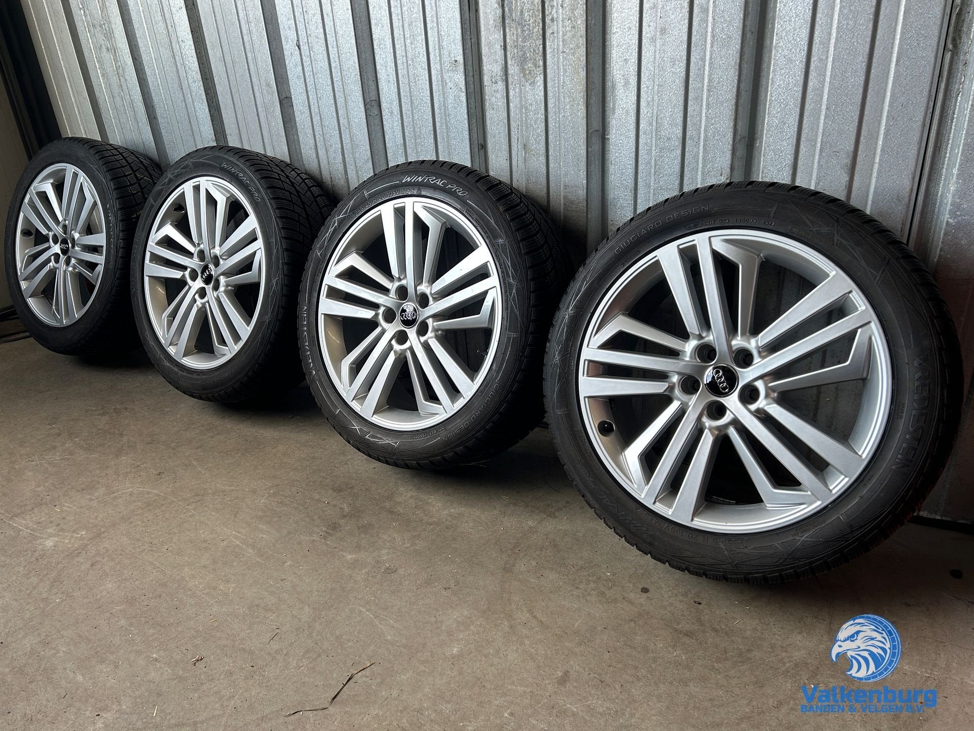 8mm! Originele Audi Q5 SQ5 80A 20 inch velgen 5x112 winterba, Auto-onderdelen, Gebruikt, 255 mm, -, -