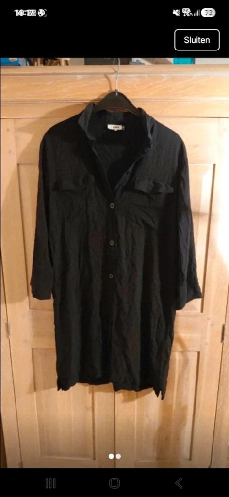 Casual zwart jurk Wmn cks maat M, Kleding | Dames, Jurken, Maat 38/40 (M), Zwart, Ophalen of Verzenden, Zo goed als nieuw