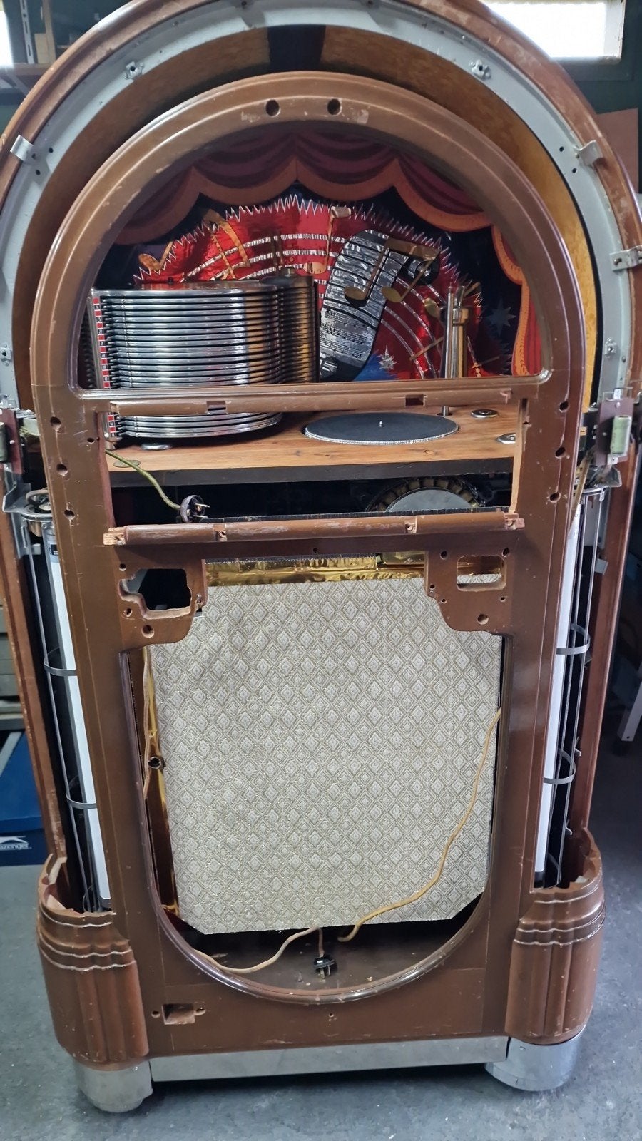 Onderdelen jukebox wurlitzer 1015 gezocht, Envoi, Wurlitzer
