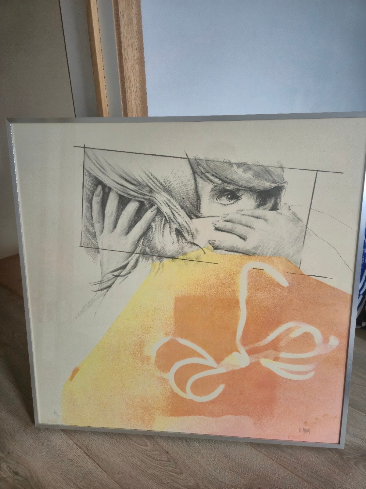Popart-zeefdruk van Pol Mara, Antiek en Kunst, Ophalen of Verzenden