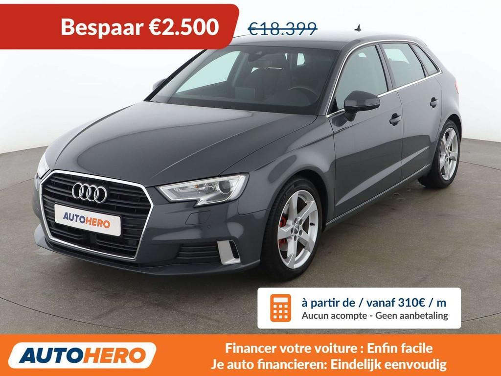 Audi A3 1.5 TSI ACT sport (année de construction 2018), Autos, Audi, Anti démarrage, Argent ou Gris, Achat, 5 portes