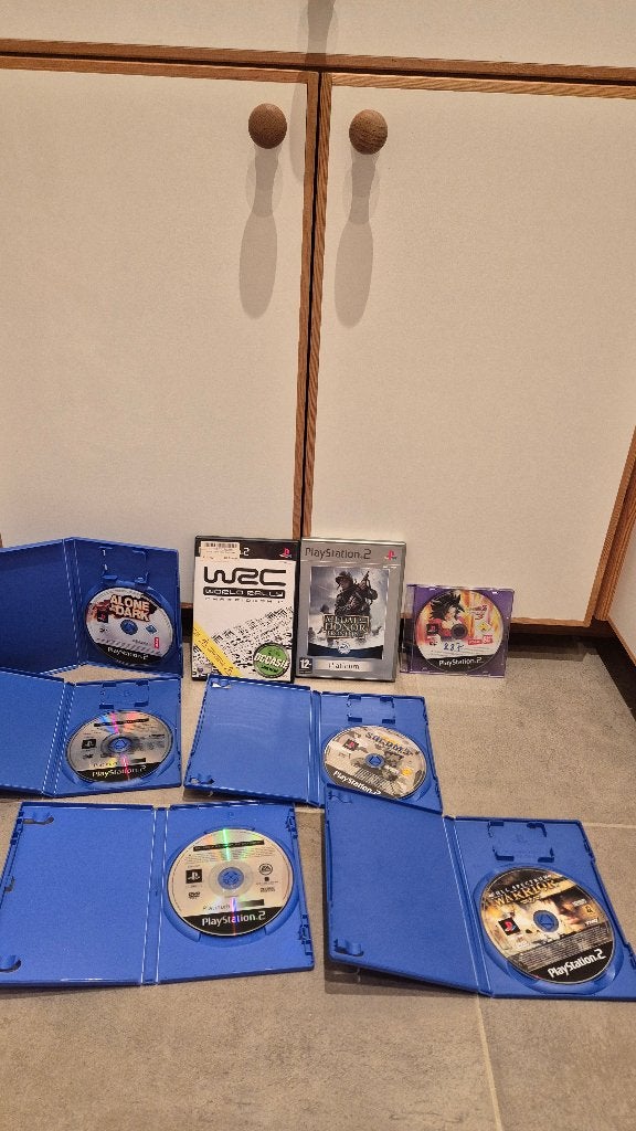 PS2 games: alone in the dark, dragon ball z, LOTR, WRC,.., Ophalen of Verzenden, Gebruikt