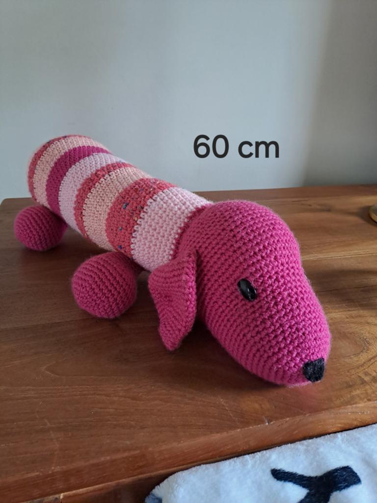 Mooie knuffel teckel handwerk, Ophalen of Verzenden