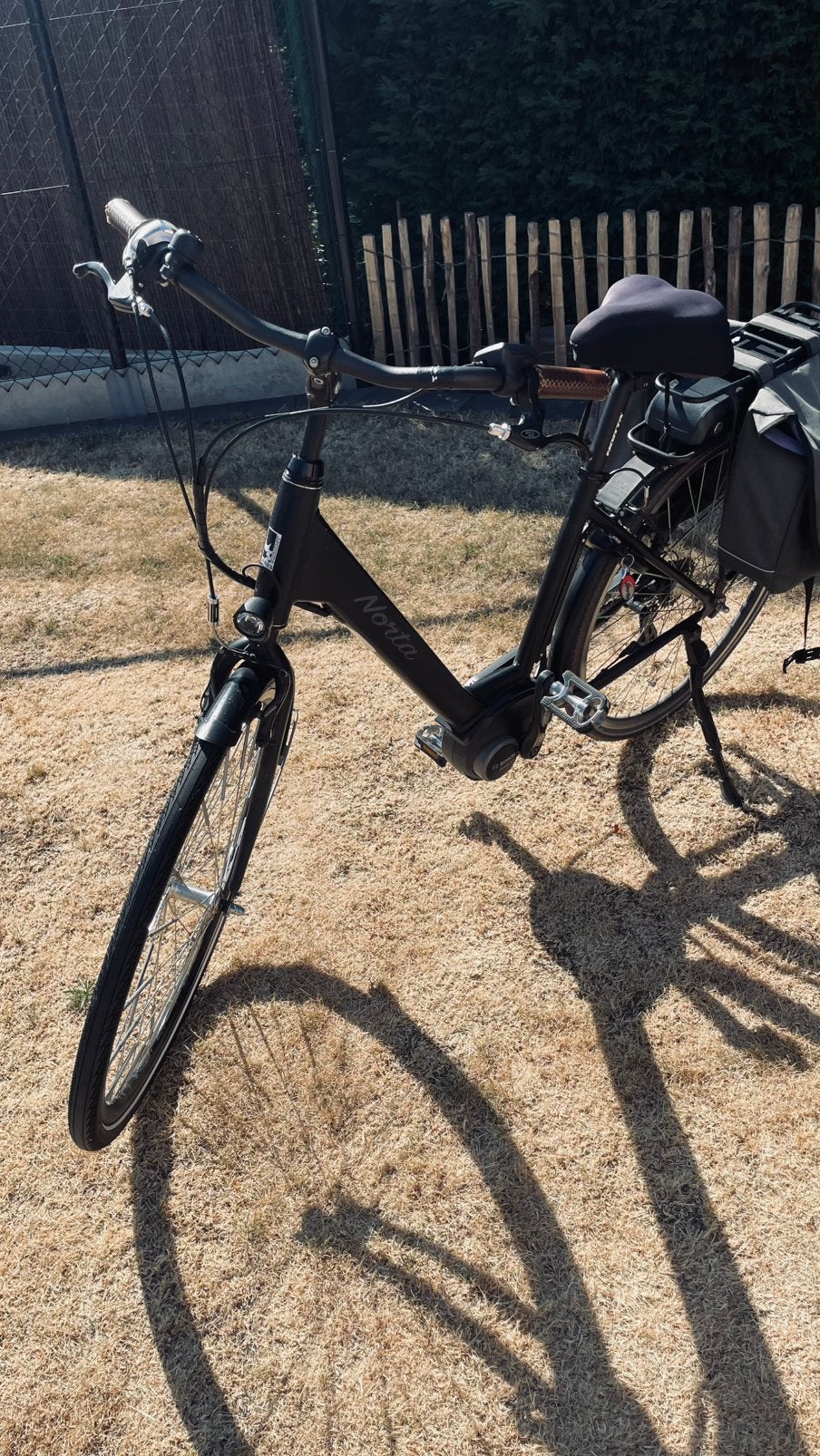 Dames fiets Norta Summer zwart, Fietsen en Brommers, Elektrische fietsen, 47 tot 51 cm, Ophalen, Gebruikt, 50 km per accu of meer