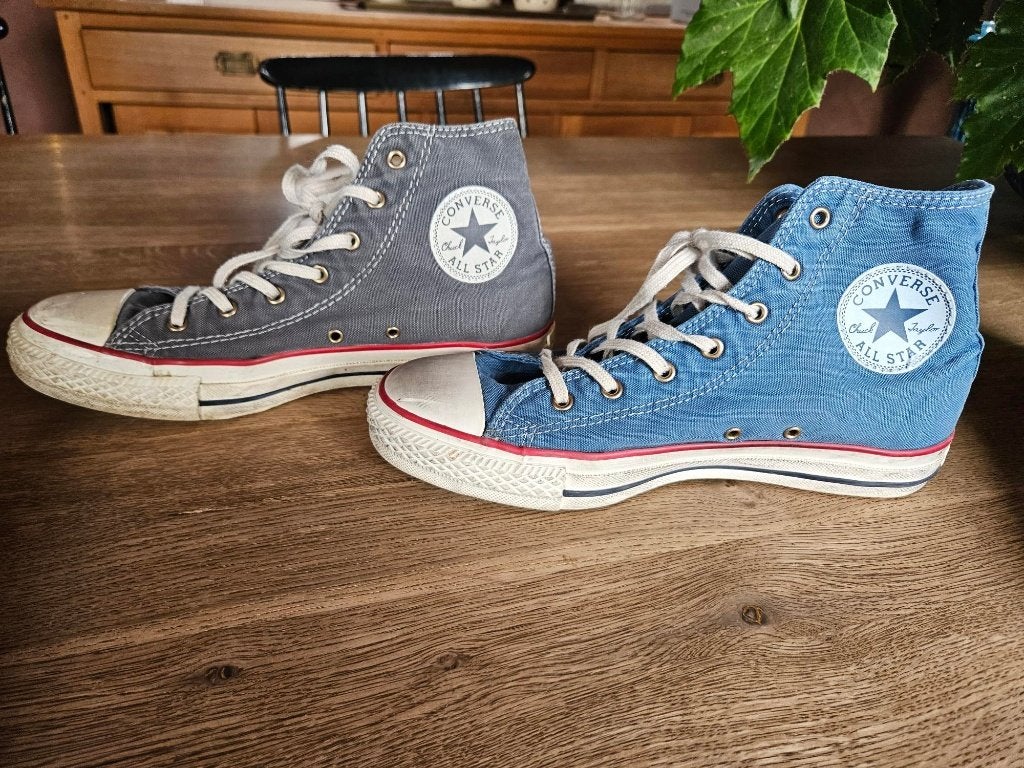 4 paar Converse All Stars Chuck Taylor, Kleding | Dames, Ophalen, Overige kleuren, Zo goed als nieuw, Sneakers