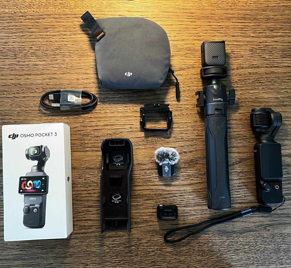 DJI Pocket 3 + Micro mini + accessoires Smallrig, Enlèvement, Comme neuf