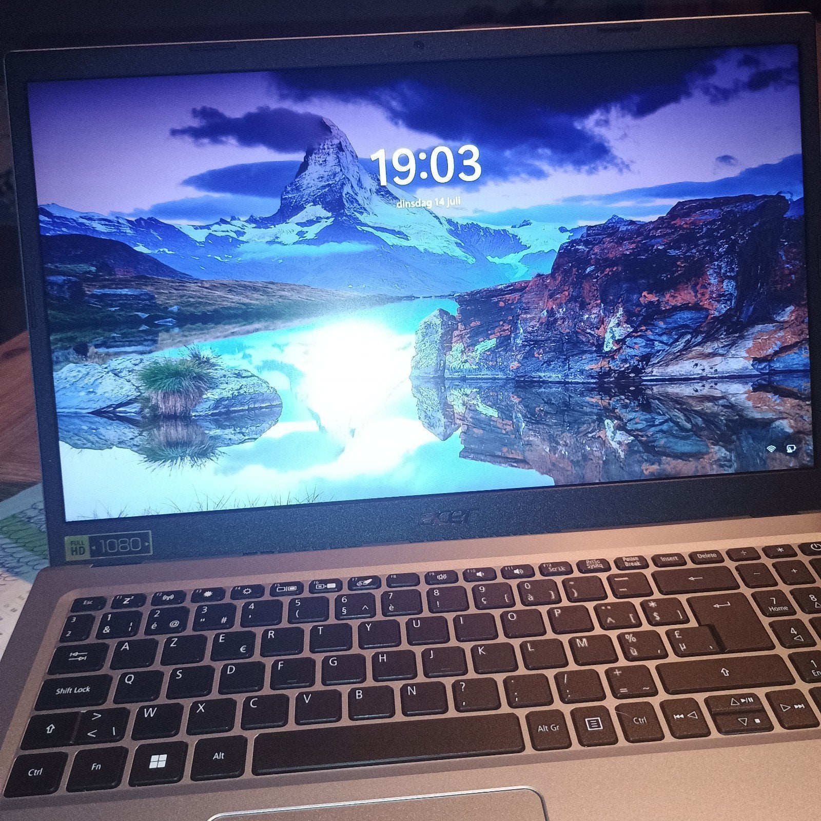 Acer laptop, Computers en Software, Ophalen, Azerty