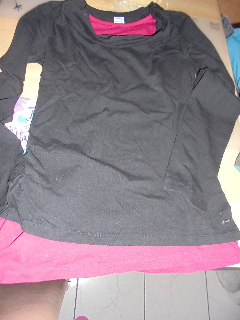 zwarte t-shirt 164 S Oliver, Ophalen of Verzenden, Zo goed als nieuw, Meisje, Shirt of Longsleeve