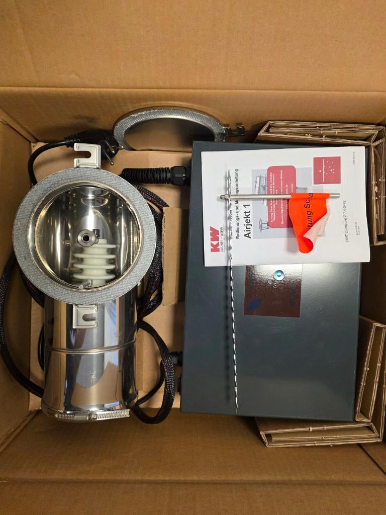 Filtre à particules électrostatique Kutzner + Weber, Maison & Meubles, Poêles, Neuf, Autres types, Bois, Enlèvement