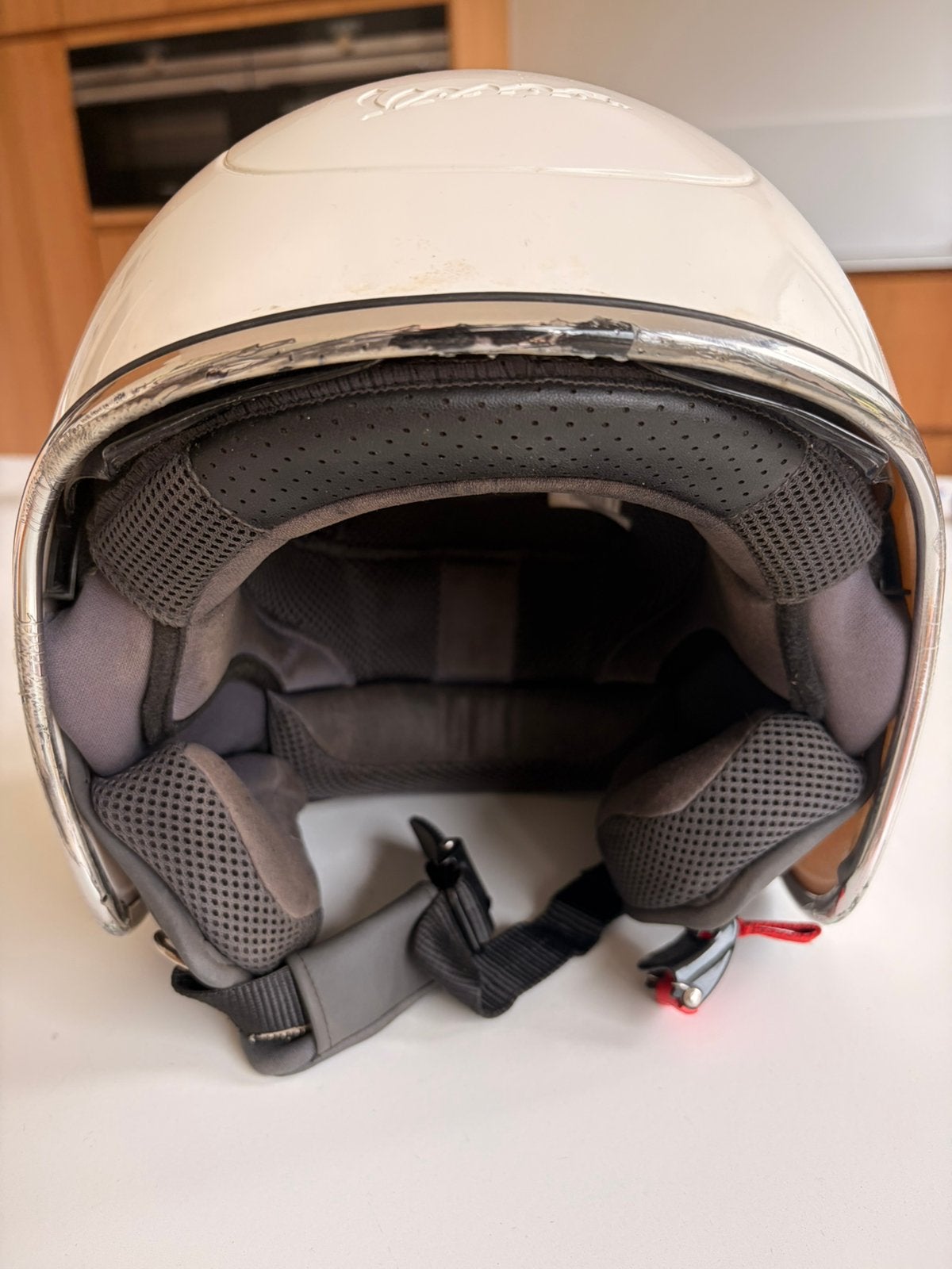 Vespa helm S, Enlèvement