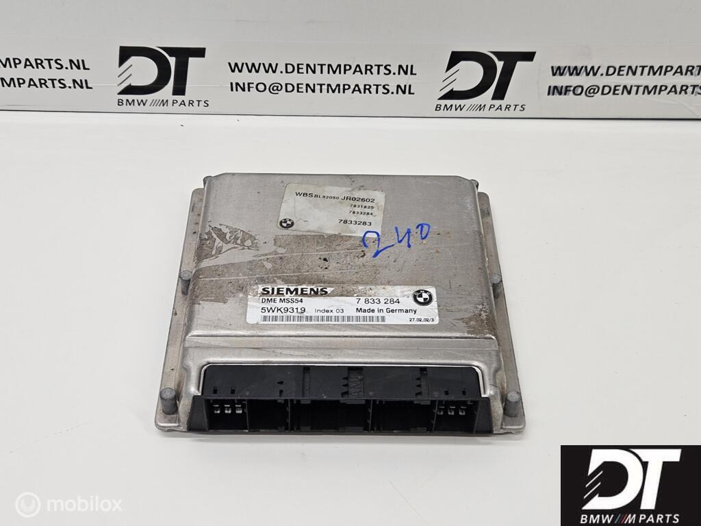 DME ECU MSS54 BMW M3 E46 S54 3.2 S54B32 12147833284, Gebruikt, Ophalen of Verzenden