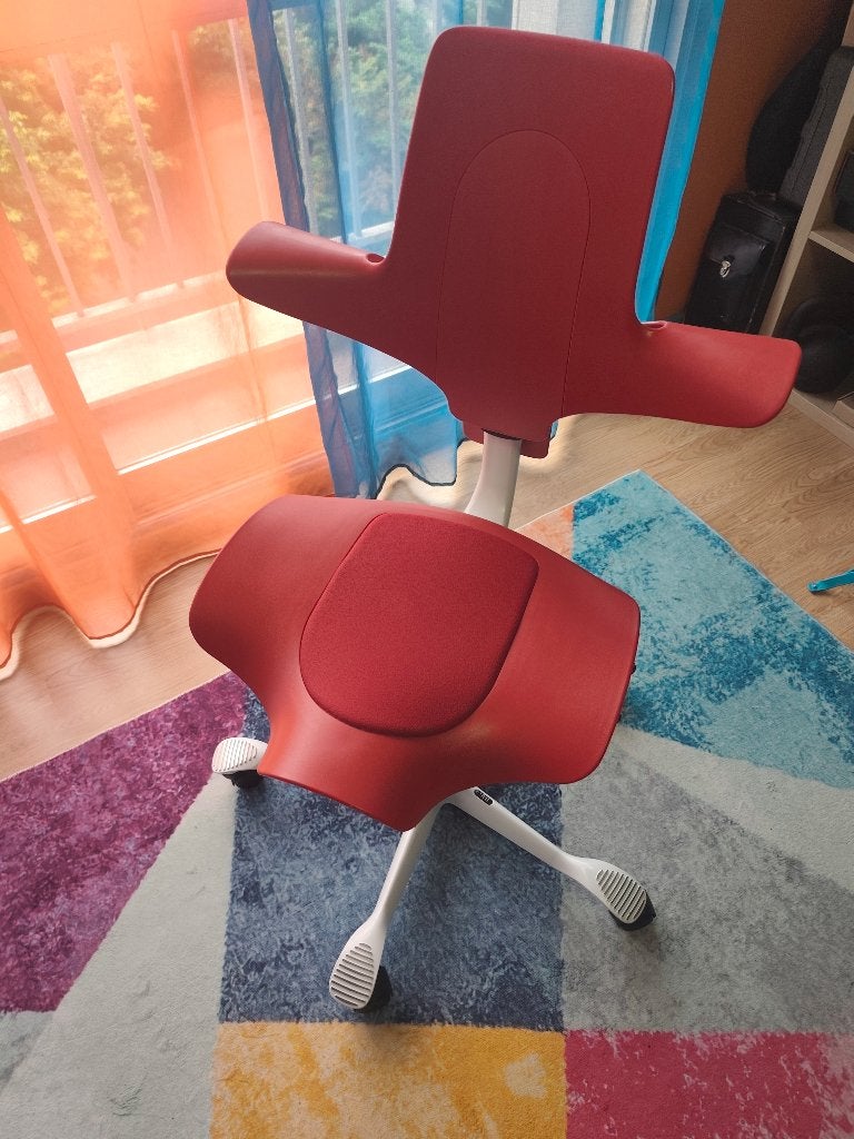 Siège ergonomique de bureau Capisco Puls 8010 - Hag, Enlèvement, Ergonomique, Rouge