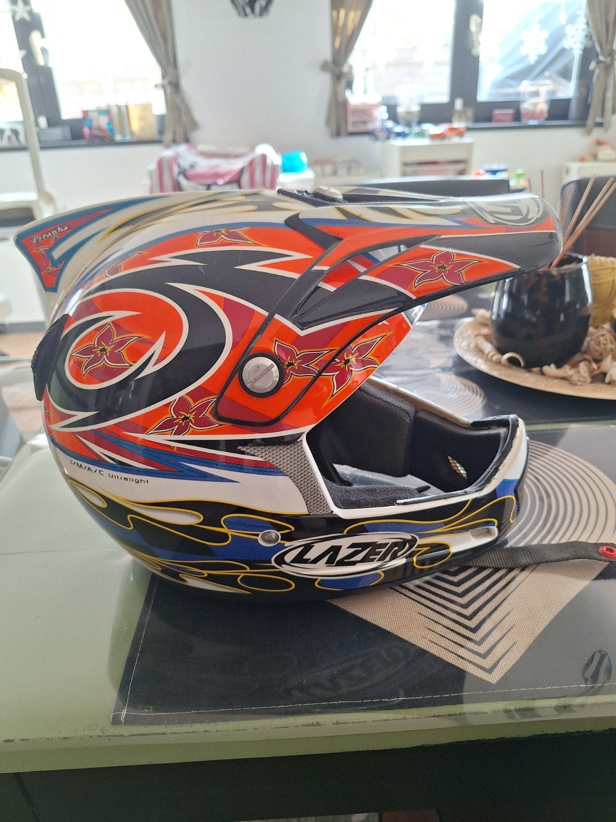 cross helm everts, Lazer, Seconde main, Casque off road, Enlèvement