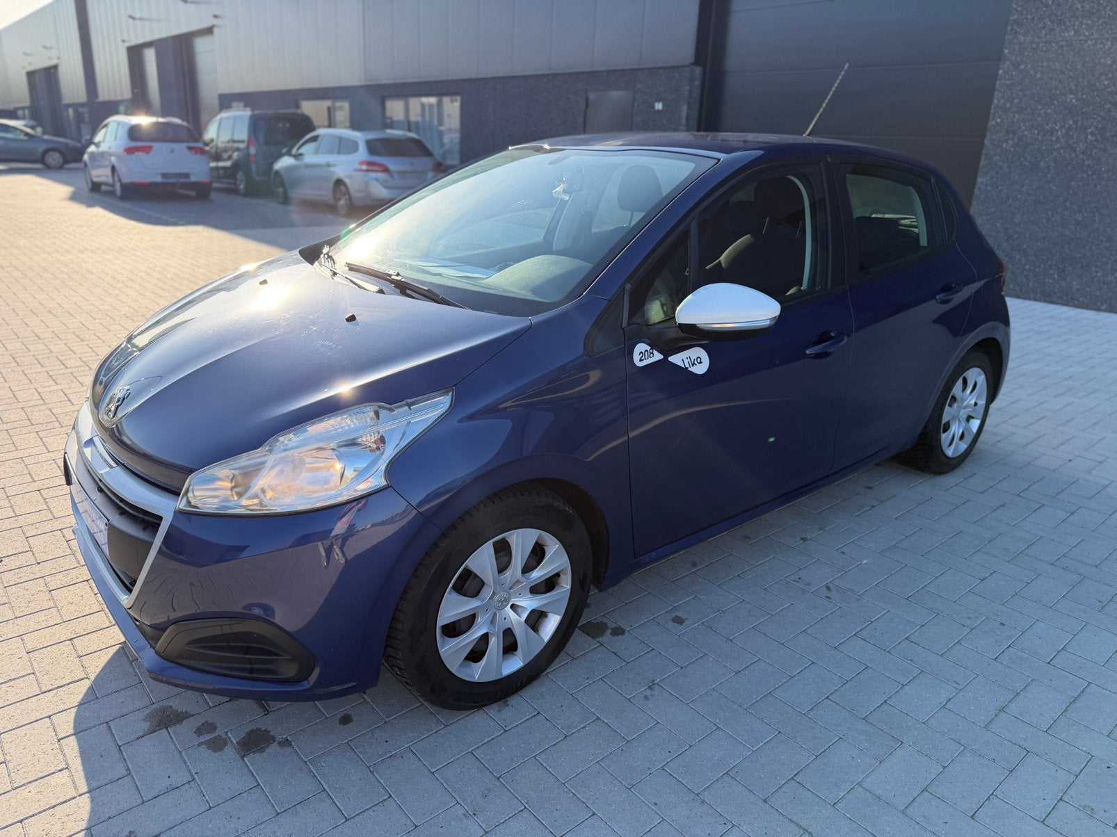 Peugeot 208 1.2 benzine 2017 112.250km heel proper!!, Auto's, Stof, Blauw, Bedrijf, 5 deurs