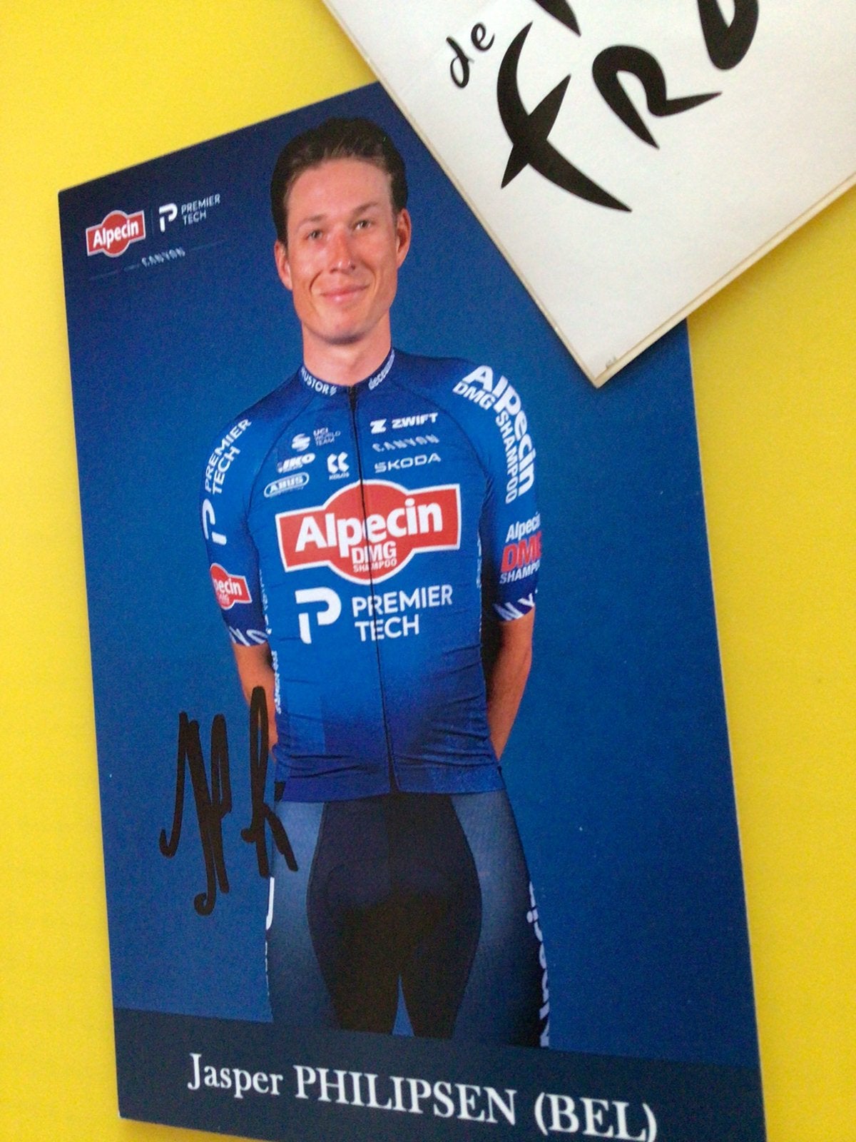 Wielerkaart 2026 team alpecin jasper philipsen signe, Verzenden, Zo goed als nieuw