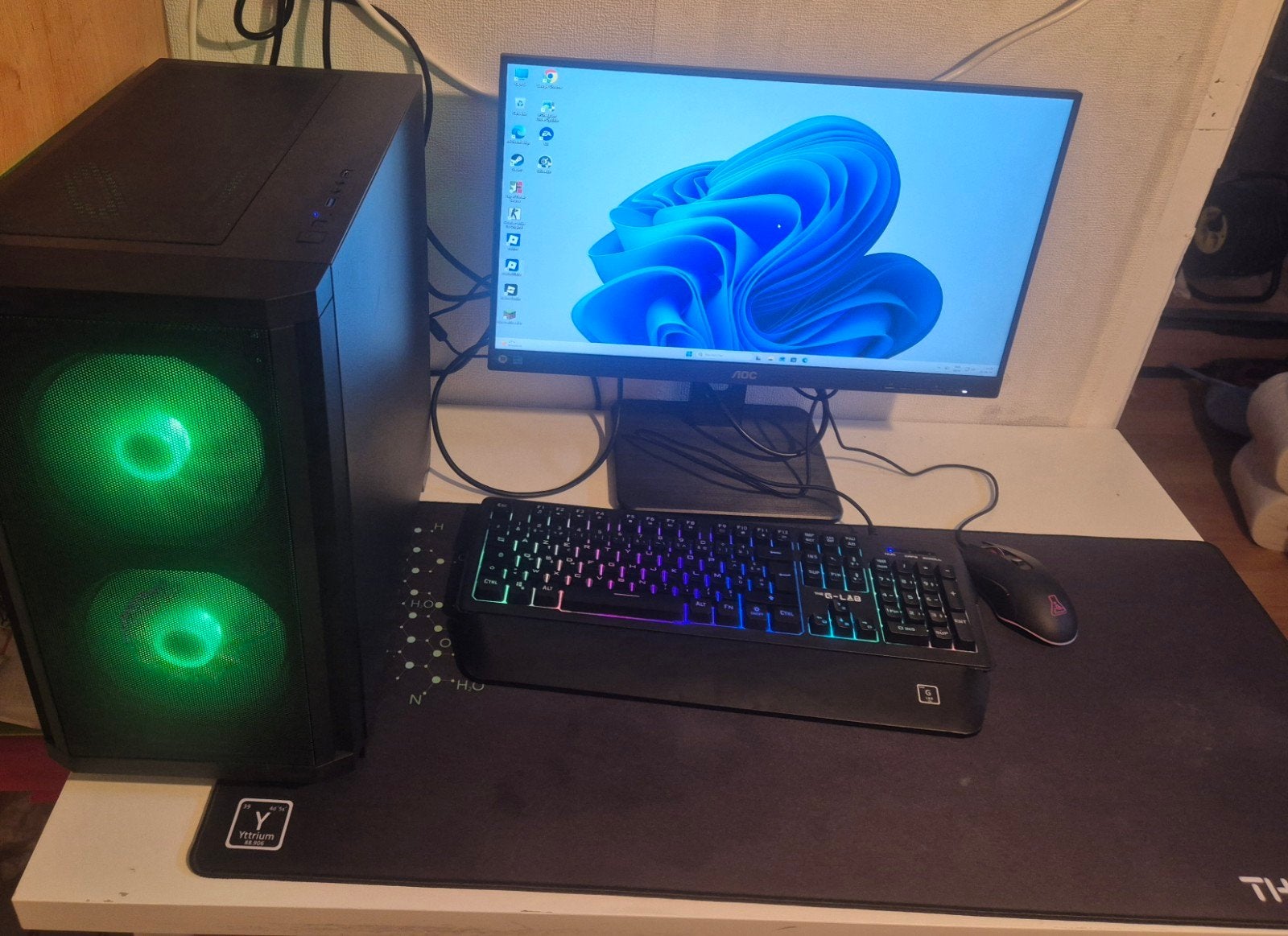Set-up  complet  pc gaming, Intel/Nvidia/MSI, Virtual Reality, Comme neuf, 4 Ghz ou plus