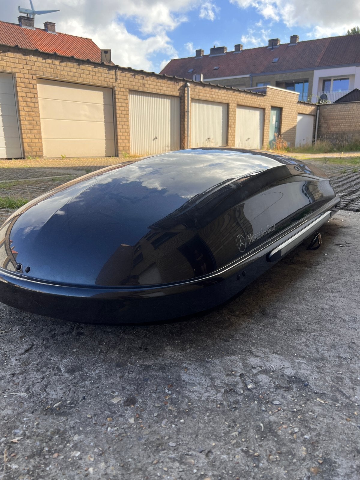Originele Mercedes-Benz dakkoffer Dachbox 400 – zwart, Ophalen, Gebruikt