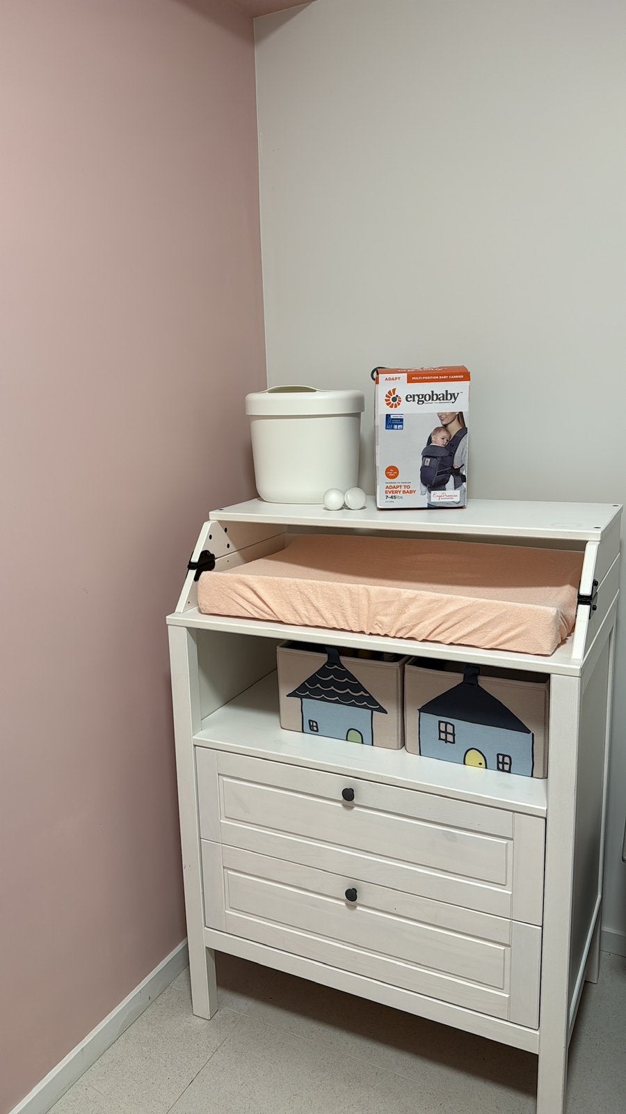 Verzorgingstafel/commode, Kinderen en Baby's, Ophalen, Zo goed als nieuw, Commode