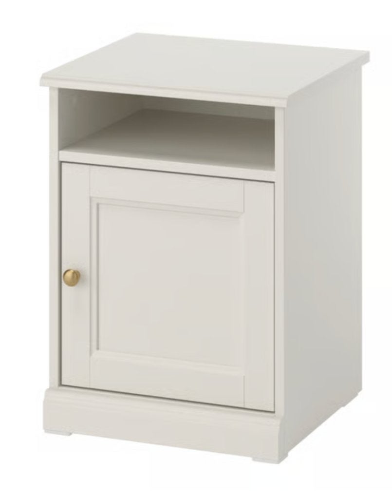 2 Ikea FAGELFJALLET nachtkastjes (wit) NIEUW, Huis en Inrichting, Ophalen, Minder dan 45 cm, Nieuw, 55 tot 70 cm