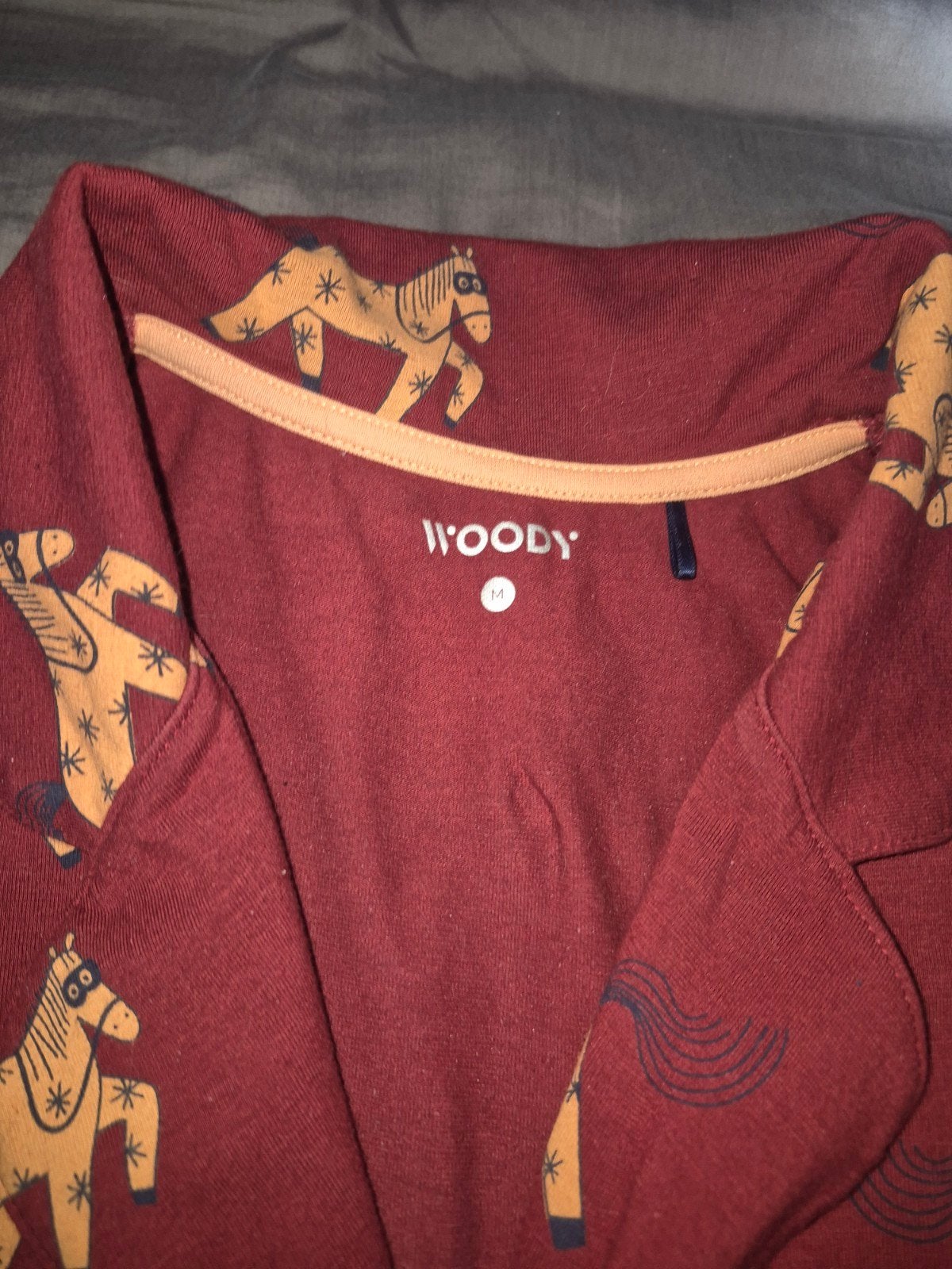 Slaapkleed Woody Pony, Ophalen
