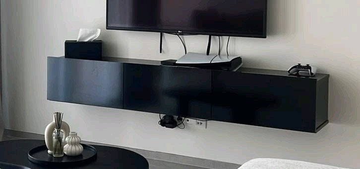 Meuble TV suspendu., Enlèvement, Comme neuf