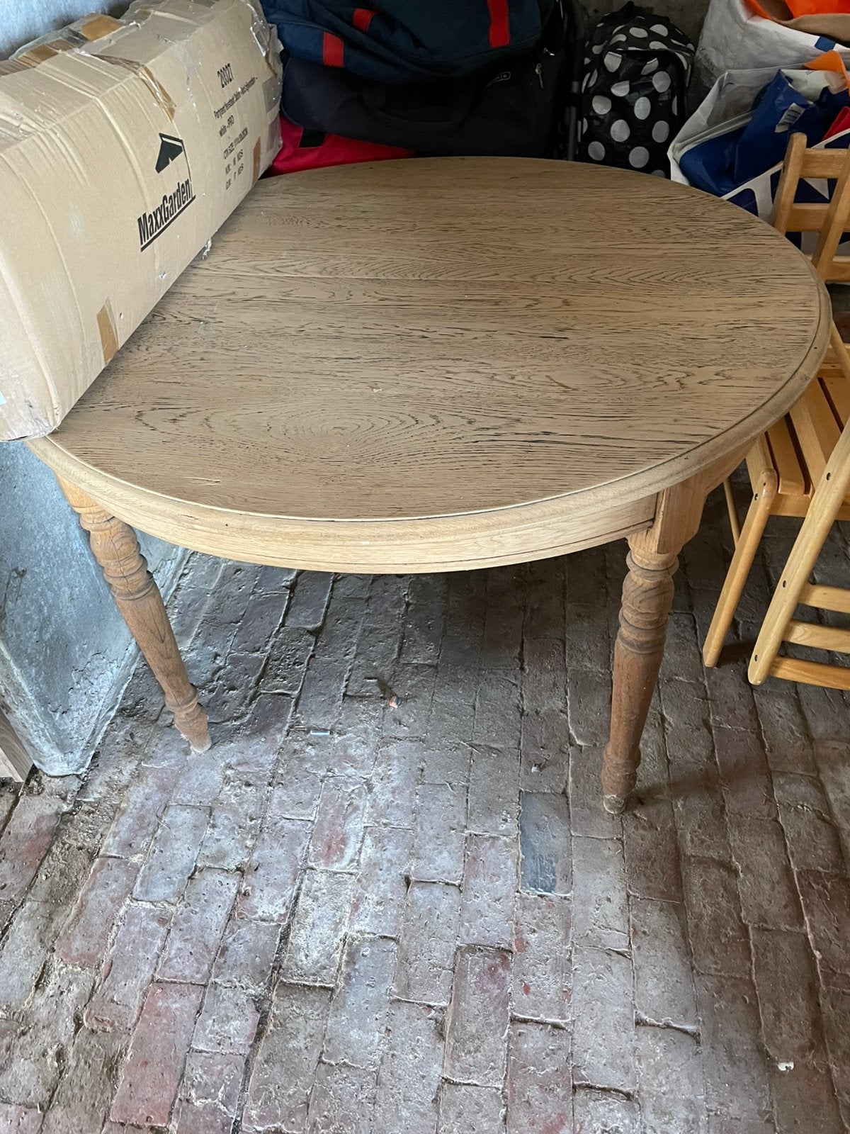 Eiken tafel, Huis en Inrichting, Ophalen, Zo goed als nieuw