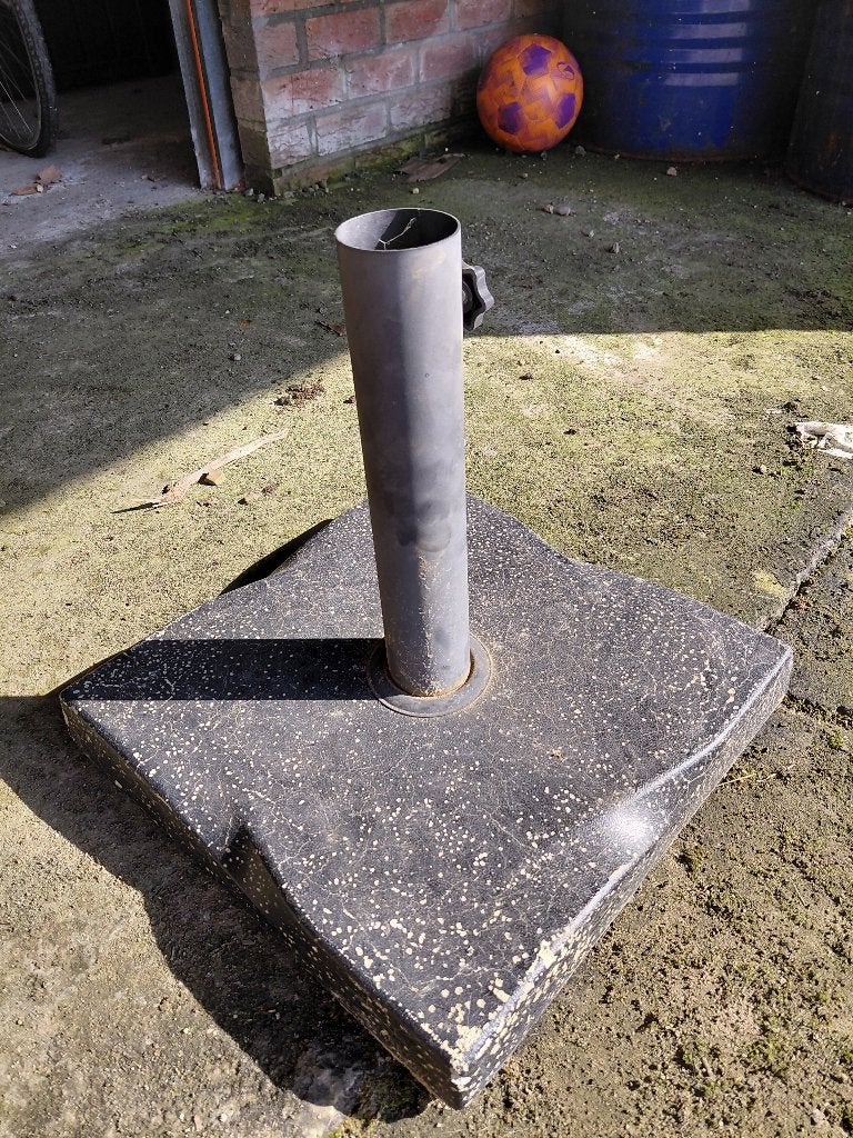parasolvoet marmer, Enlèvement, Comme neuf, Base de parasol