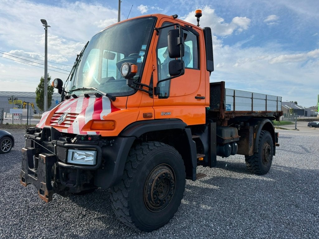 Unimog U500*Plateau*Ridelles*PTO*Hydraulique*Rockinger, Essai à domicile, Achat, Entreprise, 2 places