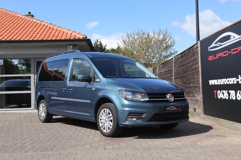 VW CADDY MAXI/1 EIG/CAMERA/GPS/2X SCHUIFDEUR/FULL HISTORY !!, Auto's, Voorwielaandrijving, Euro 6, 4 cilinders, Start-stop-systeem