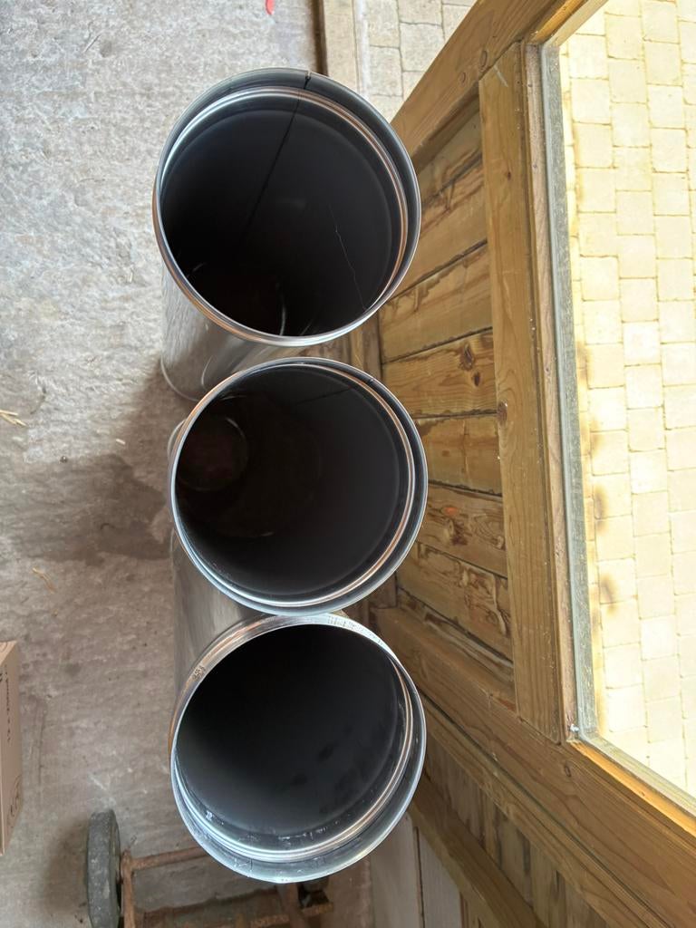 Inox buizen, Doe-het-zelf en Bouw, Ophalen, Inox, Zo goed als nieuw, Minder dan 2 meter
