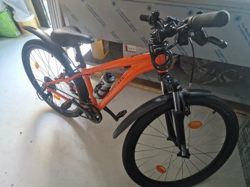 Mountain Bike FIETS Als nieuw oranje Shimano versnellingen, Fietsen en Brommers, Fietsen | Mountainbikes en ATB, Zo goed als nieuw