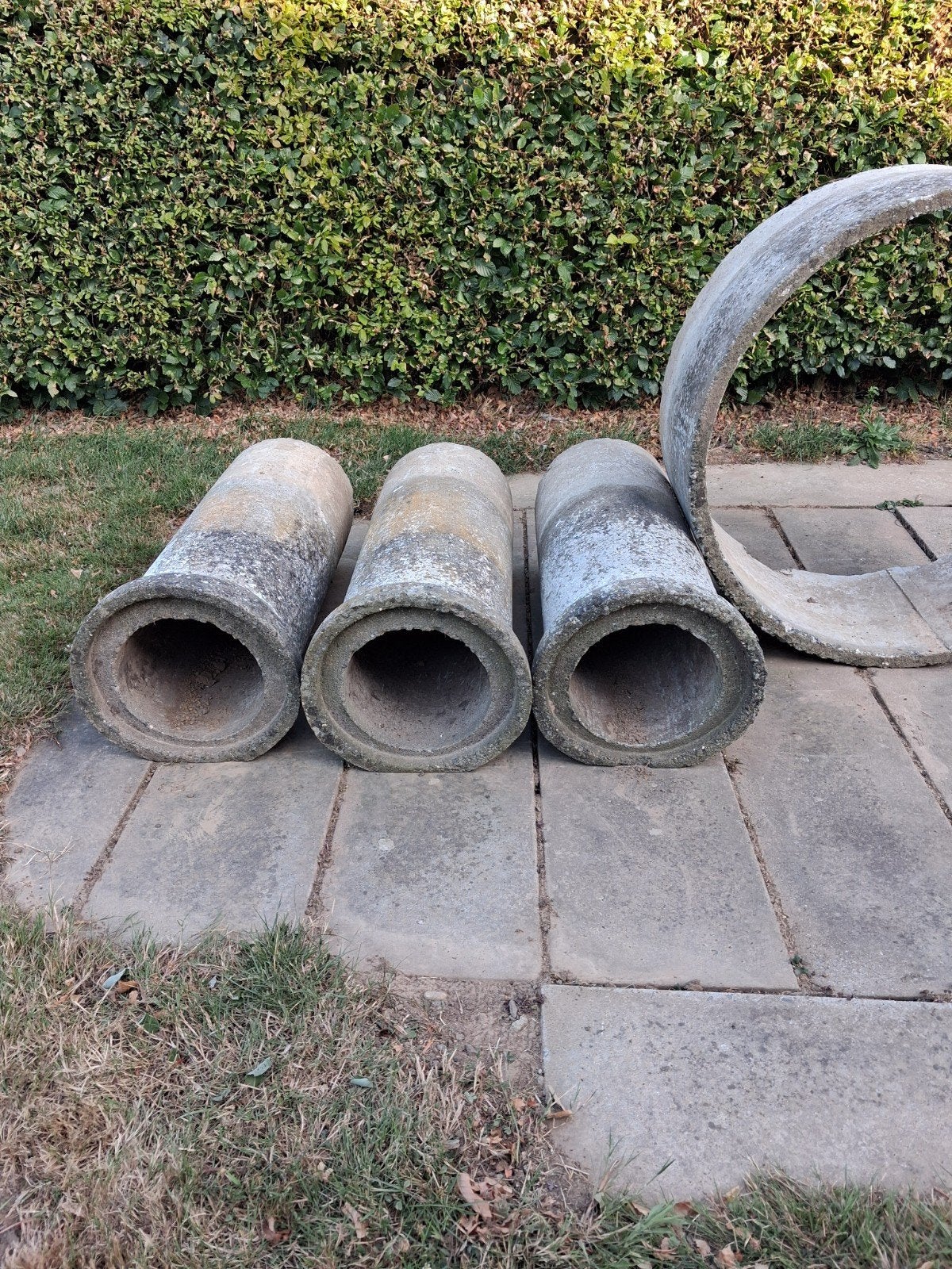 Betonnen rioolbuizen en ring, Enlèvement